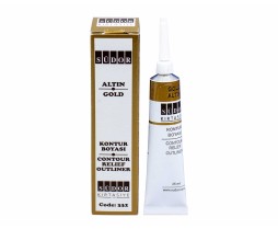 Kontur Boyası Altın 25 ML 24'lü Paket