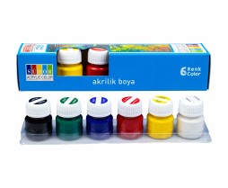 Akrilik Boya 15ML 6 Renk