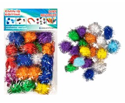 Ponpon Simli Büyük Boy 30 ml 12'Lİ